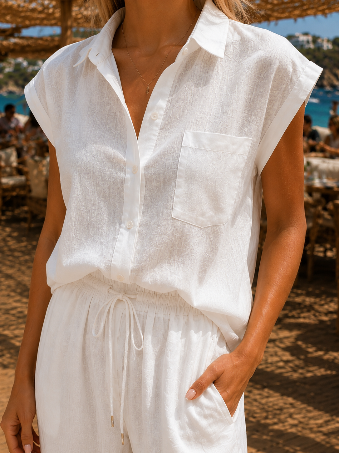 LINEN Topje (White)