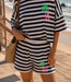 CARLITA Stripes T-shirt (Navy)