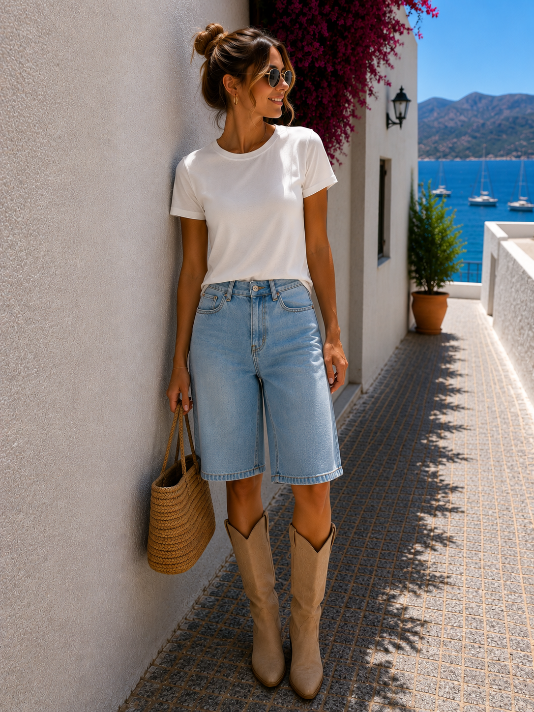 MIMI Bermuda Short (Light Blue)