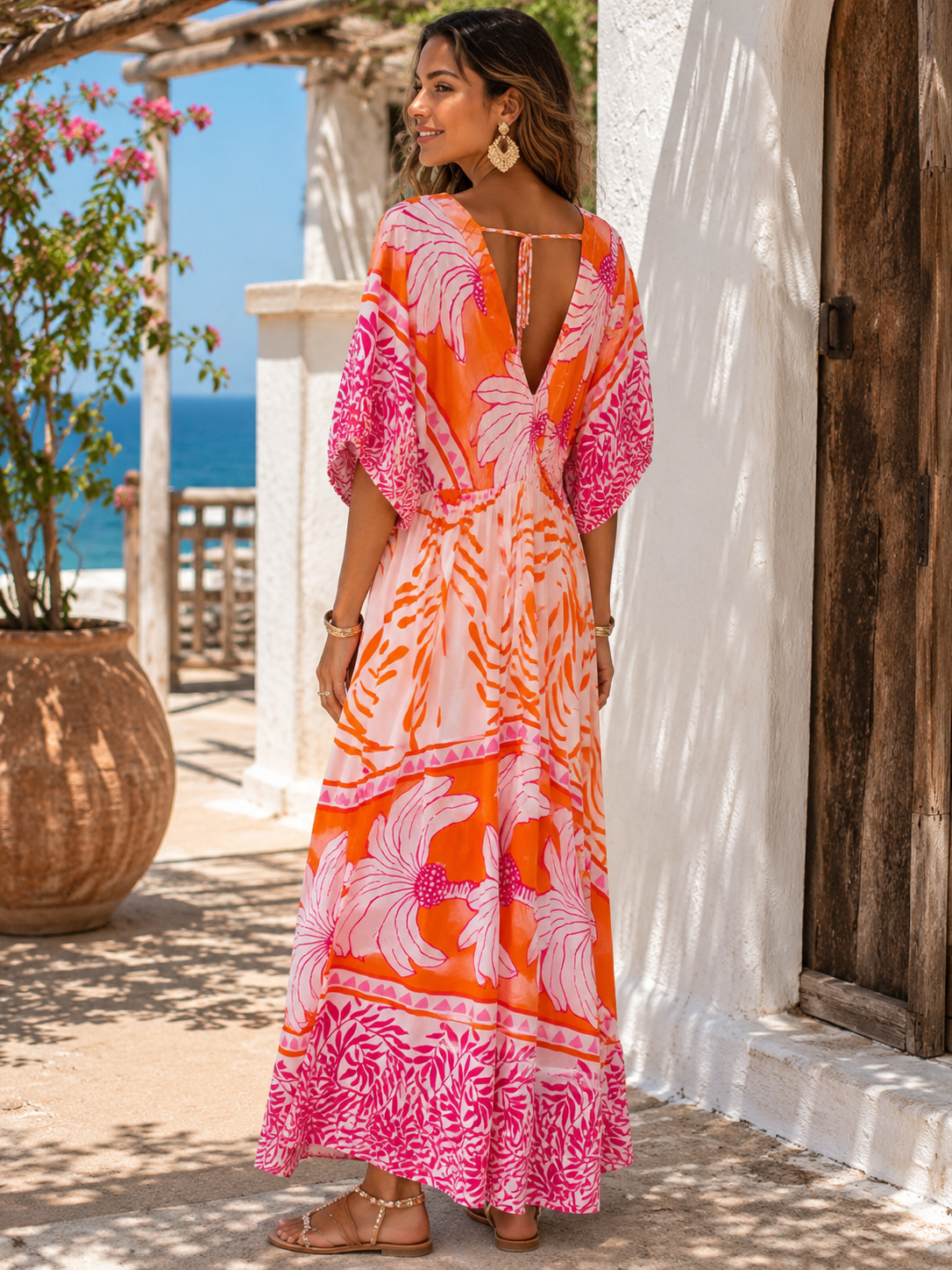 GABI FLOWERS  Dress (Pink/Orange)