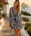 ROMEE Midi Dress (Navy)
