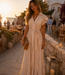 PALMTREE Long Dress (Natural)