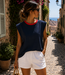 UNI SHOULDER TOP (MIDNIGHT BLUE)