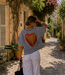 OPEN HEART SHIRT (Red/Blue White)