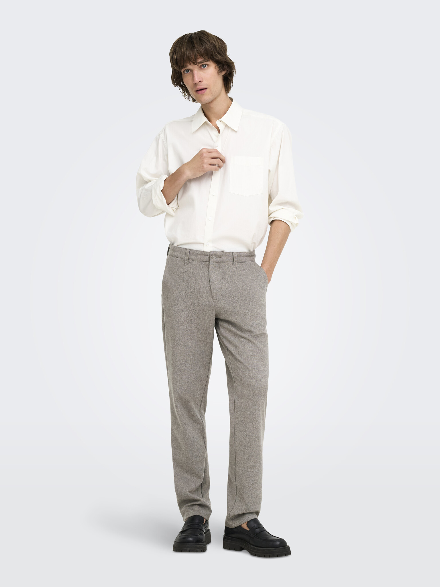 ONSMARK TAP BRUSH PIQUE 0353 PANT NOOS (FALCON)