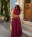 FRANCESCA Skirt (Red Wine)