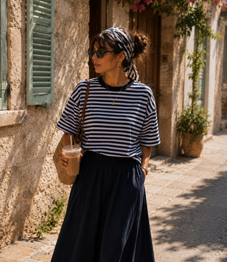 FAITH Stripes T-shirt (Navy/White)