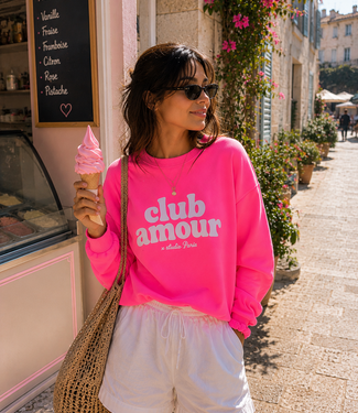 CLUB AMOUR Sweater (Neon Pink)