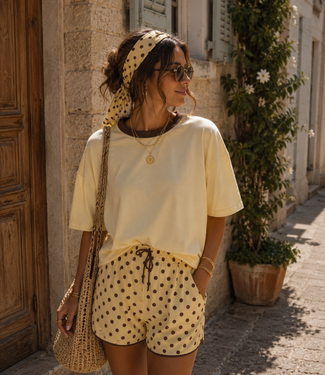 YOYA T-shirt (Yellow/Brown