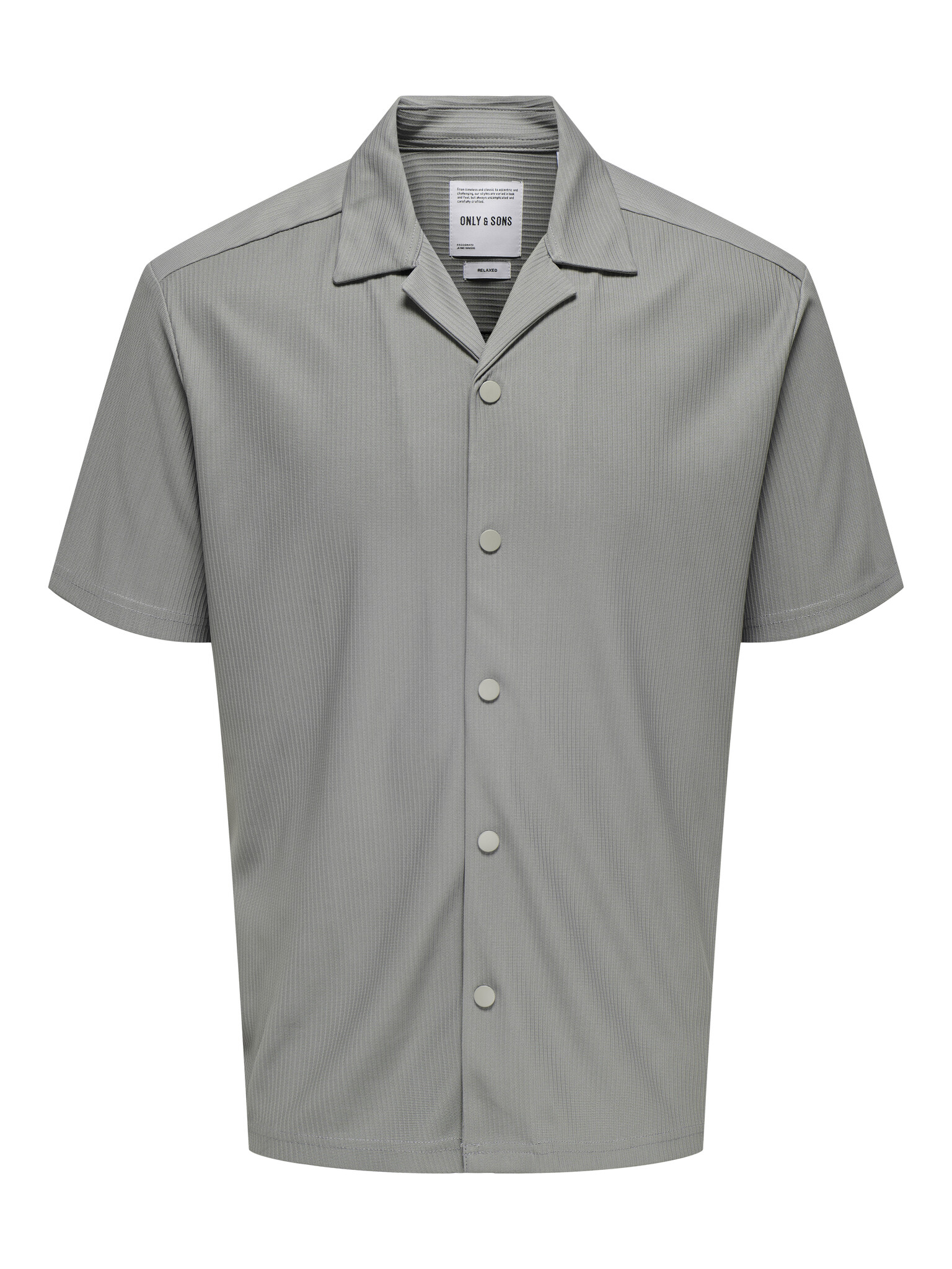 ONSKARI LIFE RLX RESORT S PLIZZE SHIRT (LIMESTONE)