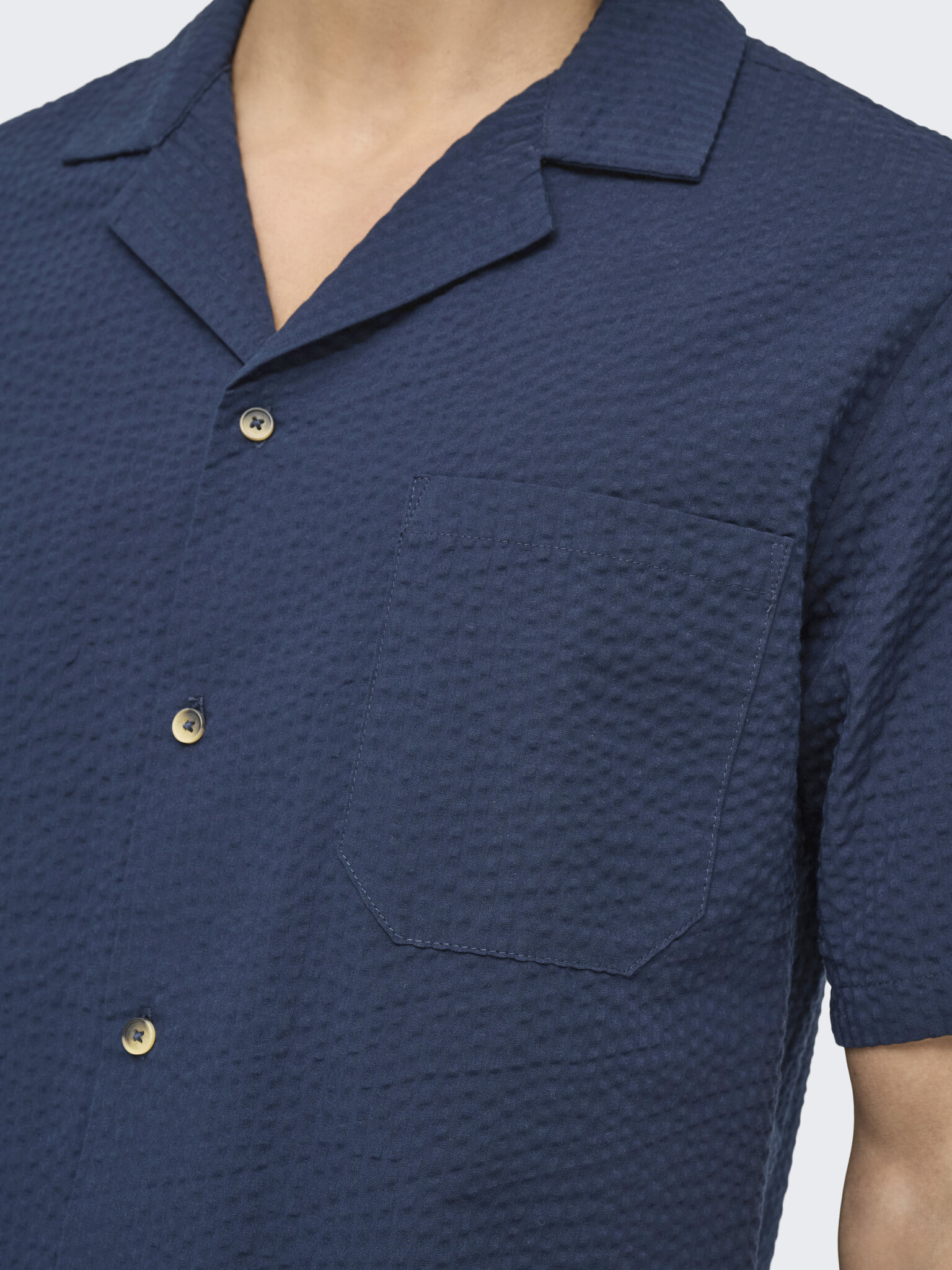ONSEYE RESORT SEERS 0009 SHIRT NOOS (NAVY BLAZER)