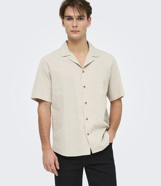 Only & Sons ONSEYE RESORT SEERS 0009 SHIRT NOOS (SILVER LINING)