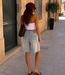 LOLA Denim Bermuda (Light Grey)