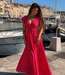 MIA Leopard Long Dress (Red/Pink)