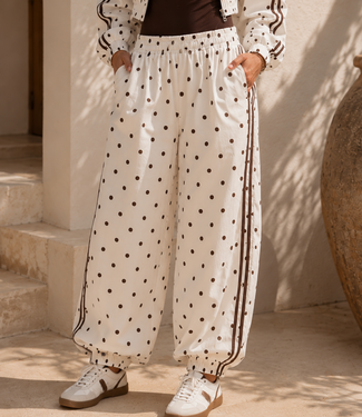 LISA Polka Dots Pants (White/Black)