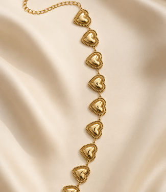 HEARTED Belt (Gold)