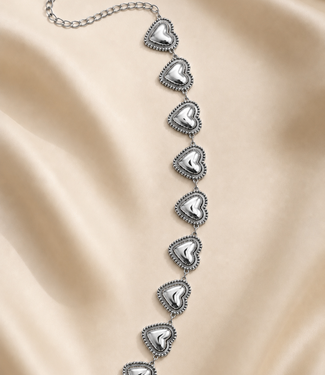 HEARTED Belt (Silver)