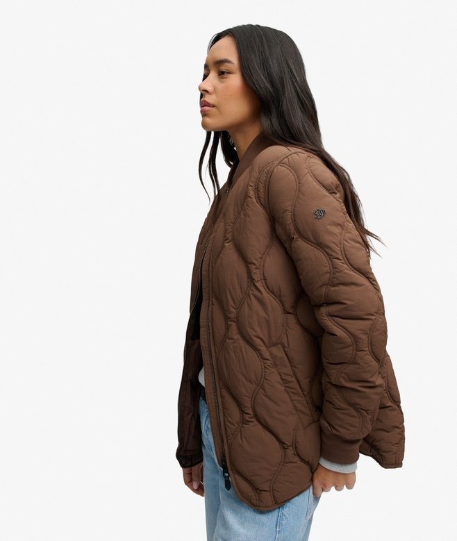 SHORT ONION QUILT LINER JKT (KOMBICHA BROWN)