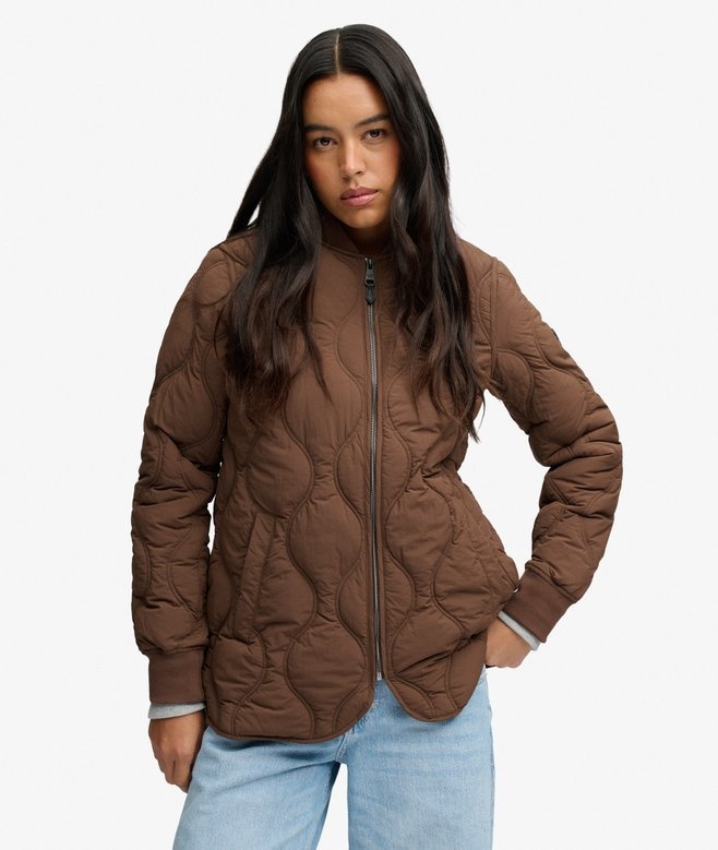 SHORT ONION QUILT LINER JKT (KOMBICHA BROWN)