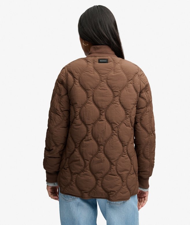 SHORT ONION QUILT LINER JKT (KOMBICHA BROWN)