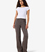 NMYOLANDA MW STRAIGHT JEANS COLORED (Chocolate Brown)