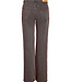 NMYOLANDA MW STRAIGHT JEANS COLORED (Chocolate Brown)