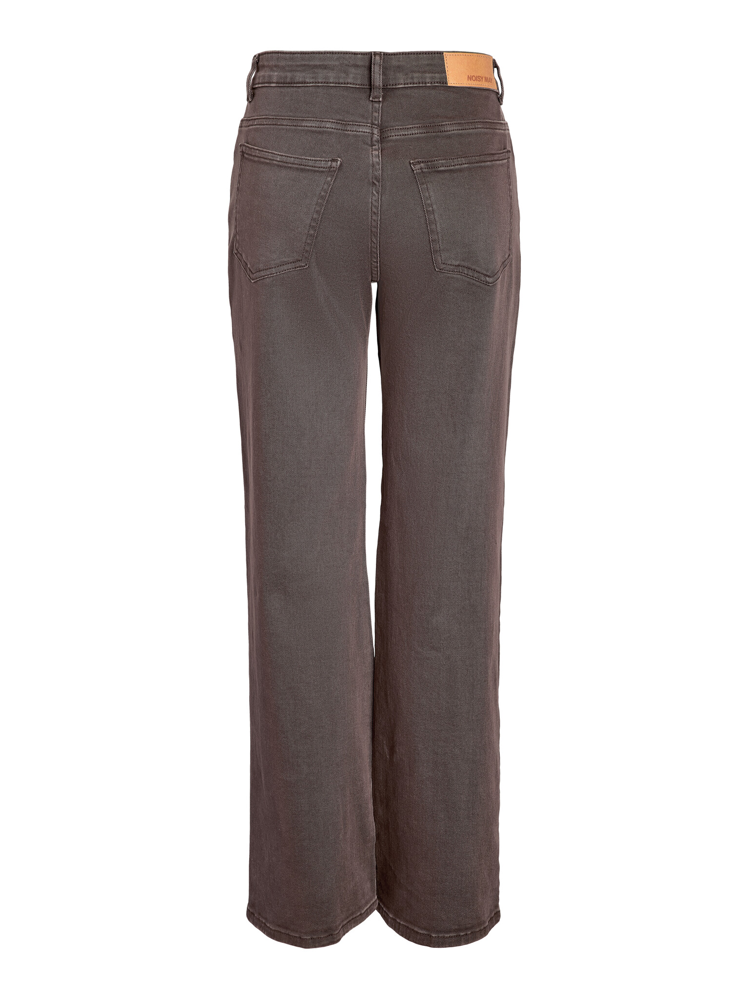 NMYOLANDA MW STRAIGHT JEANS COLORED (Chocolate Brown)