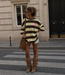 AMOR CLUB Sweat Tee (Brown/Yellow)