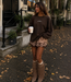ICONIC STAR Longsleeve Shirt (Brown/Cream)