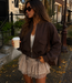 BAMI Bomber Vest (Brown)