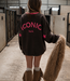 ICONIC STAR Sweater (Brown/Neon Pink)