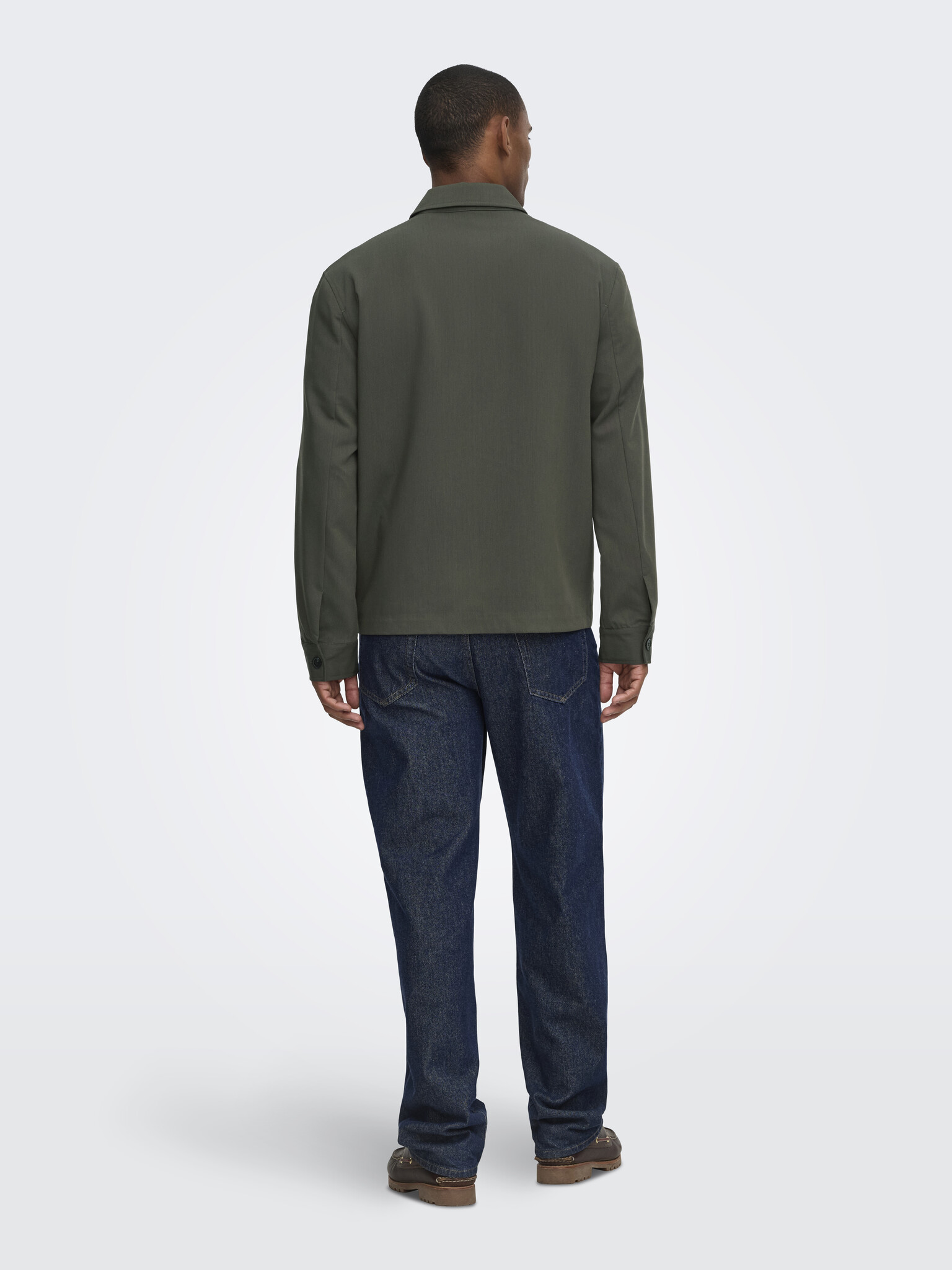 ONSWILL REG 0292 ZIP OVERSHIRT NOOS