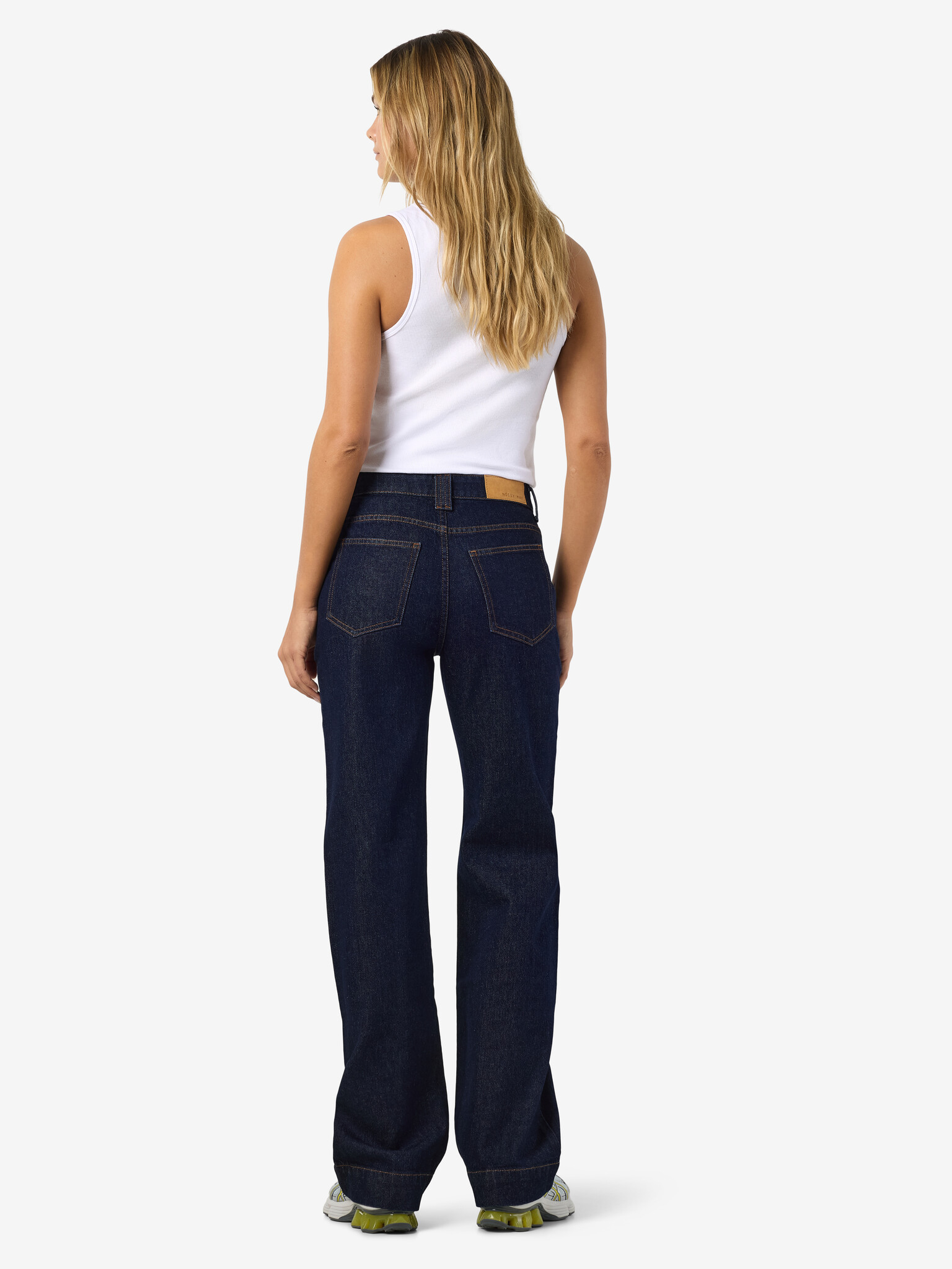 NMYOLANDA MW WIDE STR PCK (DARK BLUE DENIM)