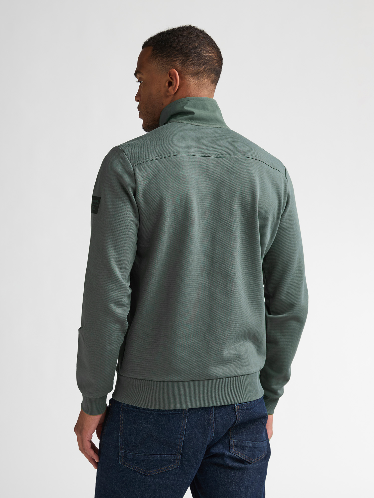 M-3060-SWC319  Sweater Zip Collar (6185)