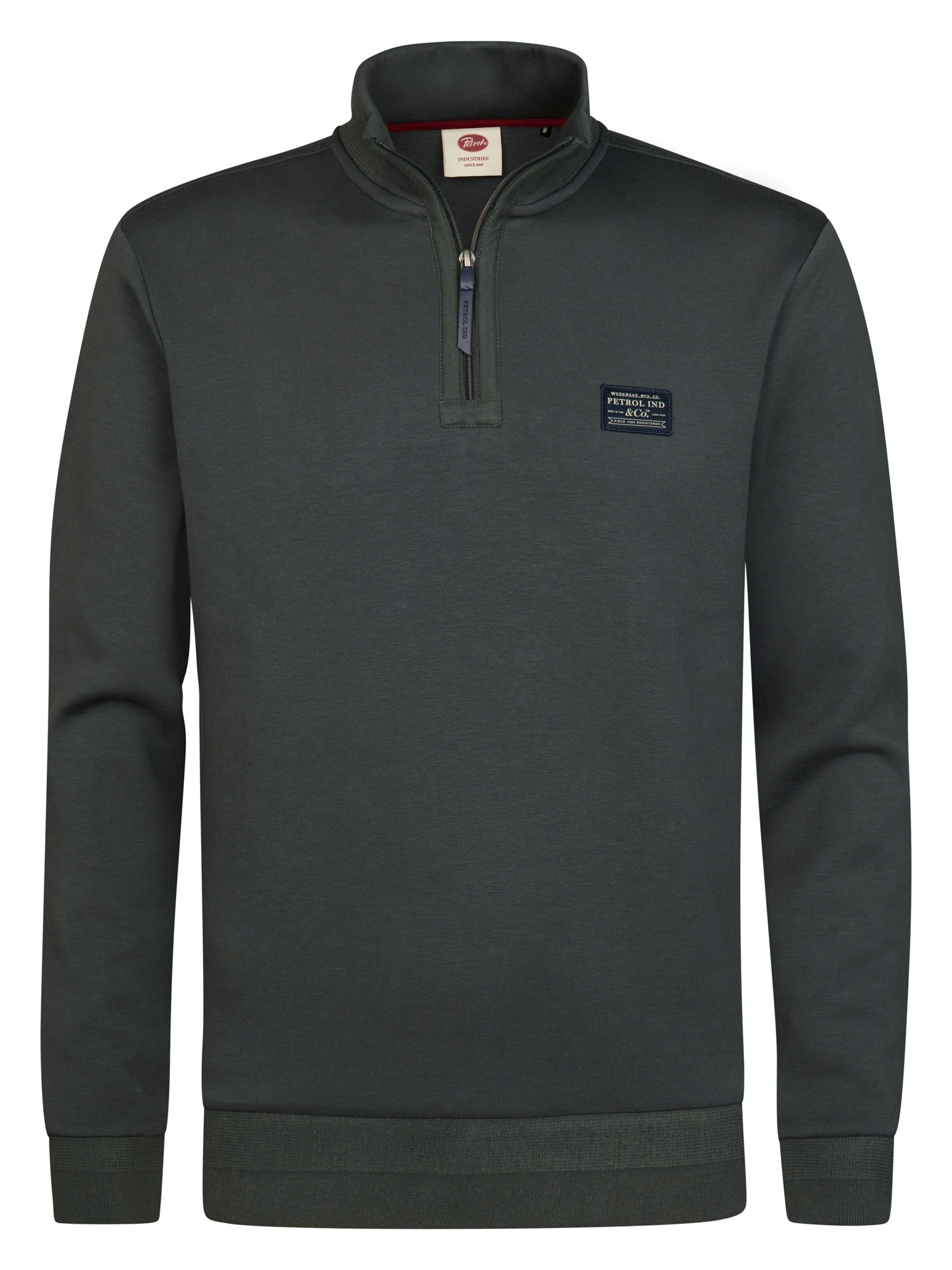 M-3060-SWC318  Zip Collar Sweater (6185)
