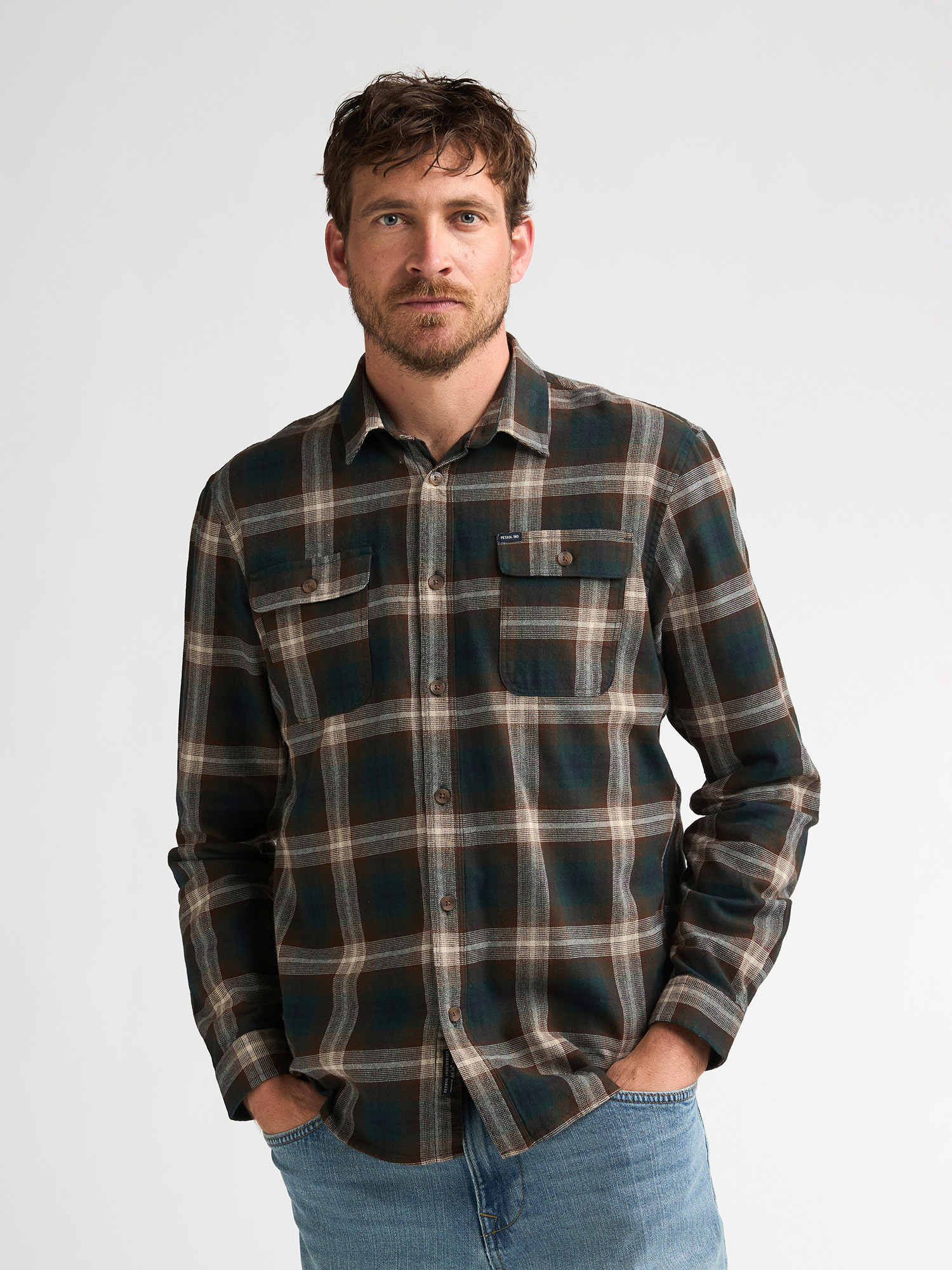 M-3060-SIL428 Men Shirt (6184)