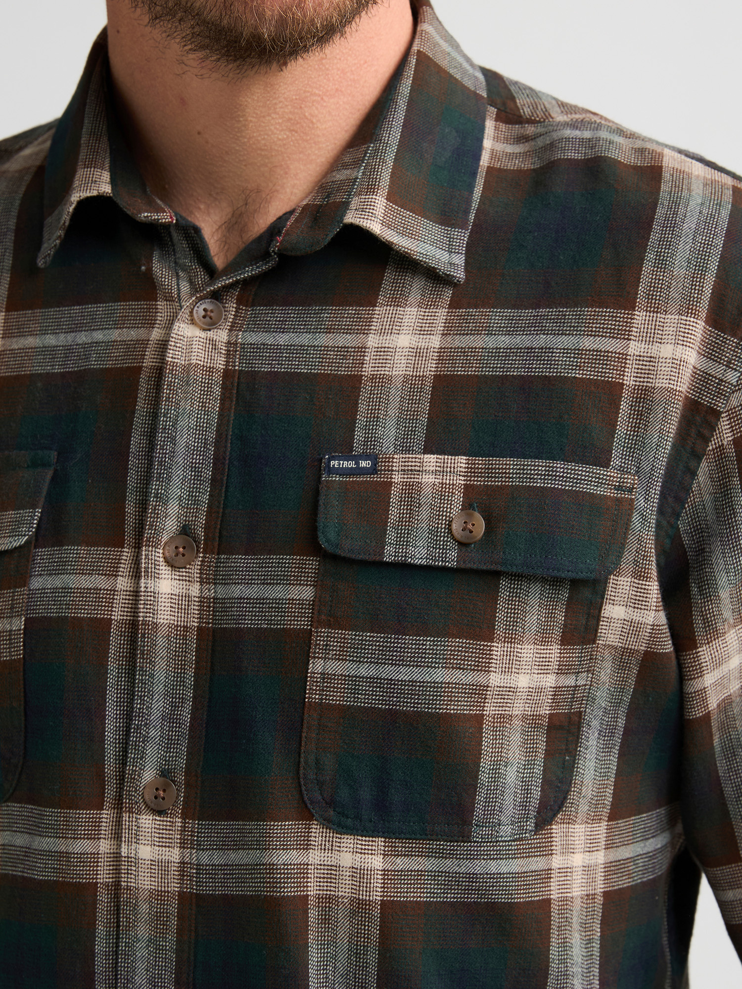 M-3060-SIL428 Men Shirt (6184)