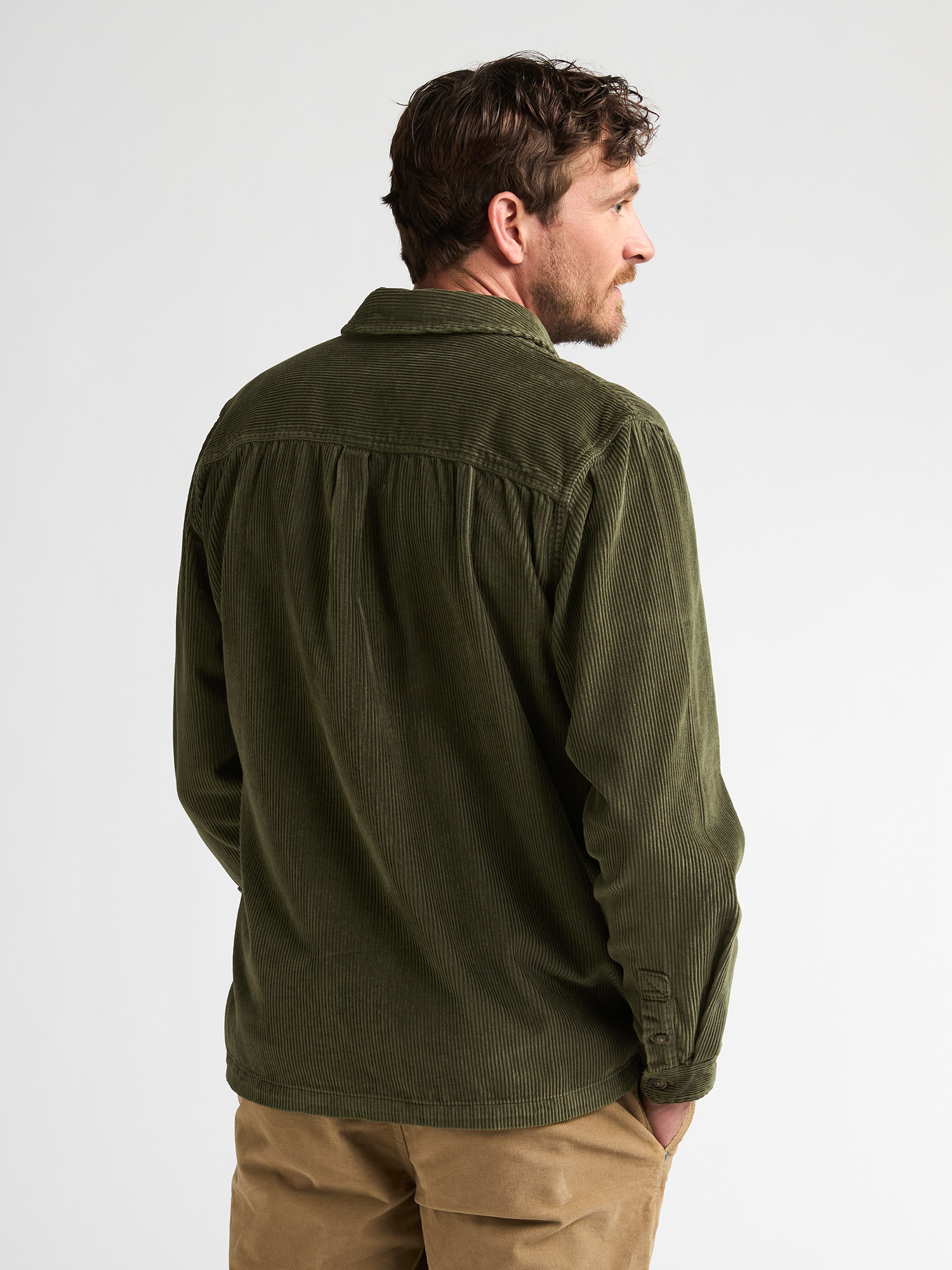 M-3060-SIL422 Men Overshirt (6174)