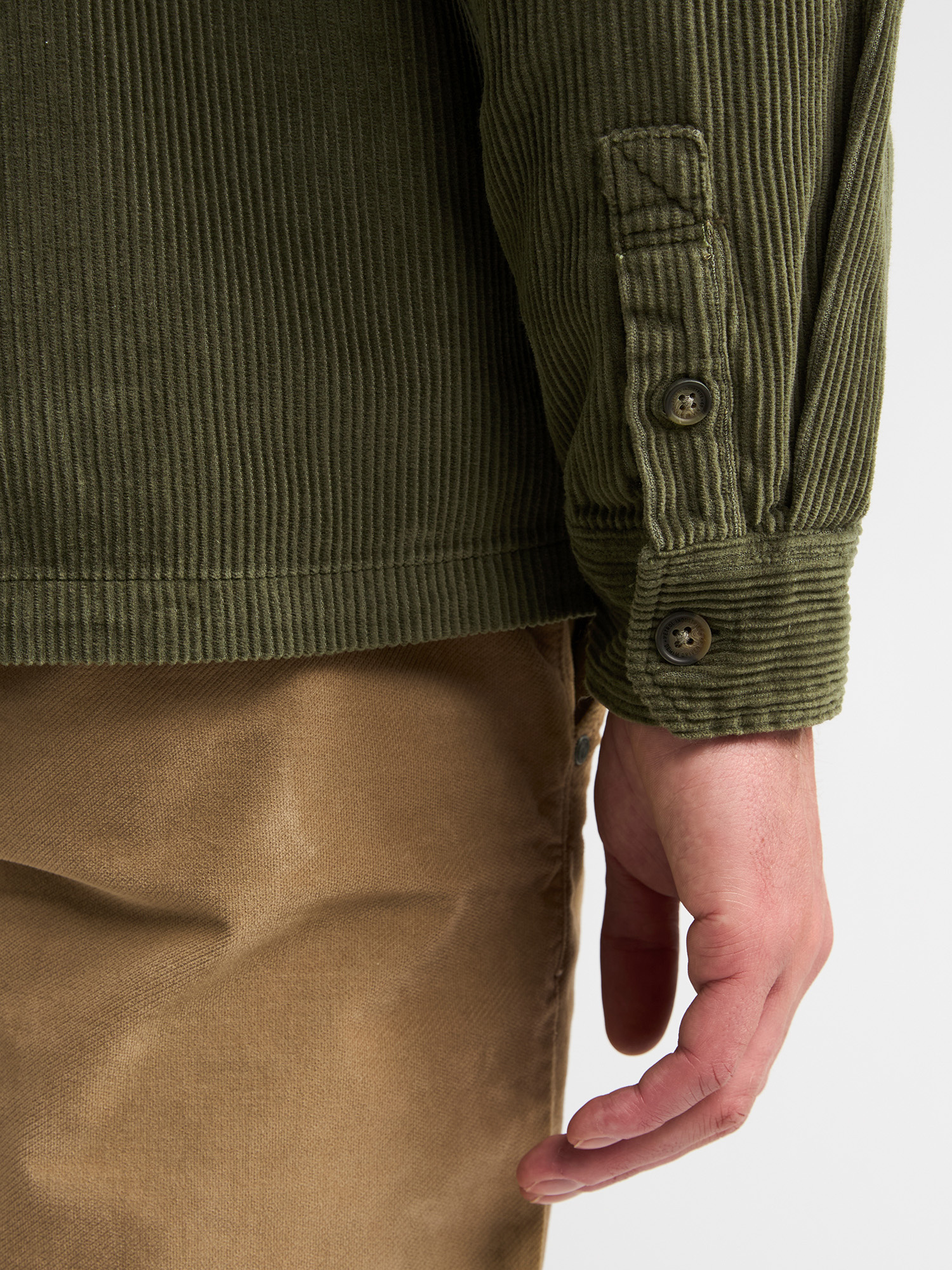 M-3060-SIL422 Men Overshirt (6174)