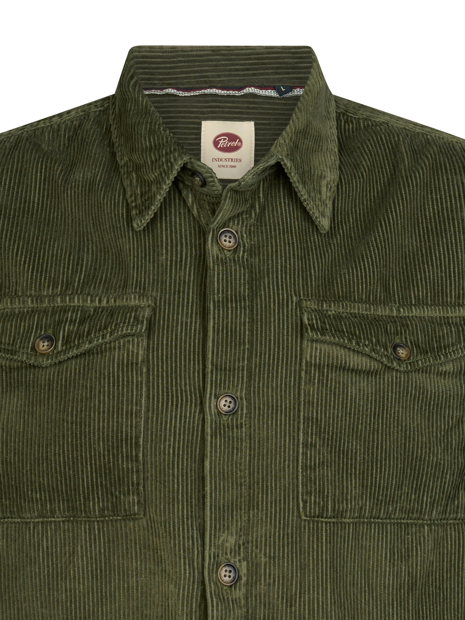 M-3060-SIL422 Men Overshirt (6174)