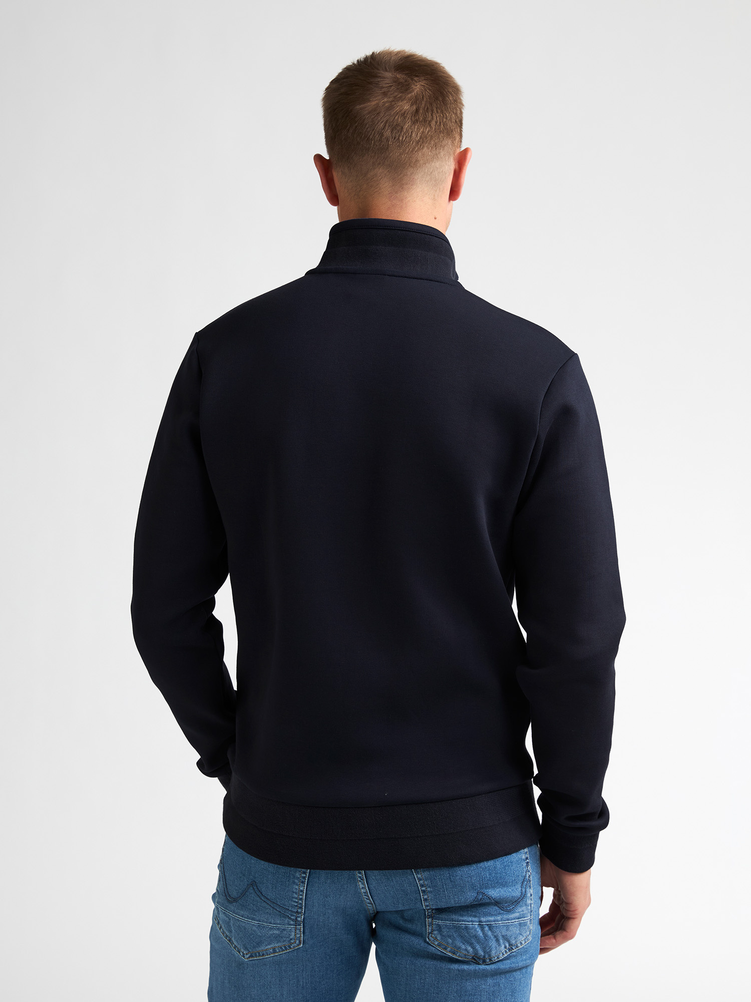 M-3060-SWC318  Zip Collar Sweater (5092)
