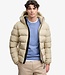 HOODED SPORTS PUFFER JACKET (Climbing Chawk)
