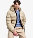 HOODED SPORTS PUFFER JACKET (Climbing Chawk)