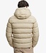 HOODED SPORTS PUFFER JACKET (Climbing Chawk)