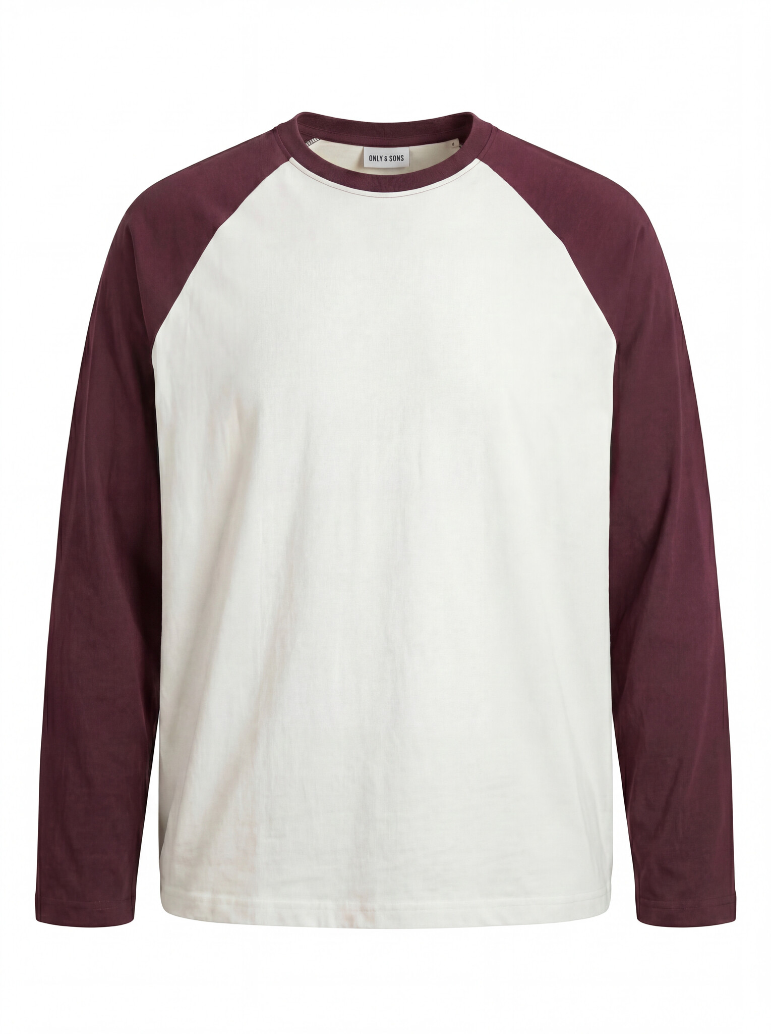 ONSHEATON Raglan LS TEE (Cloud Dancer/PORT ROYAL)