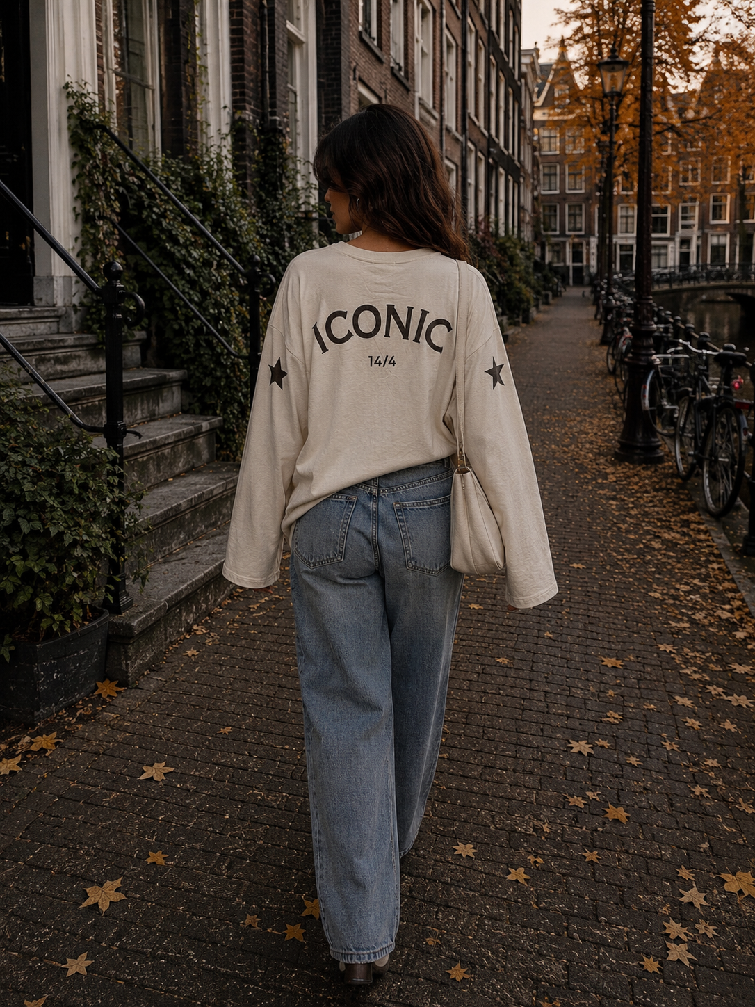ICONIC STAR Longsleeve Shirt (Sand/Brown)