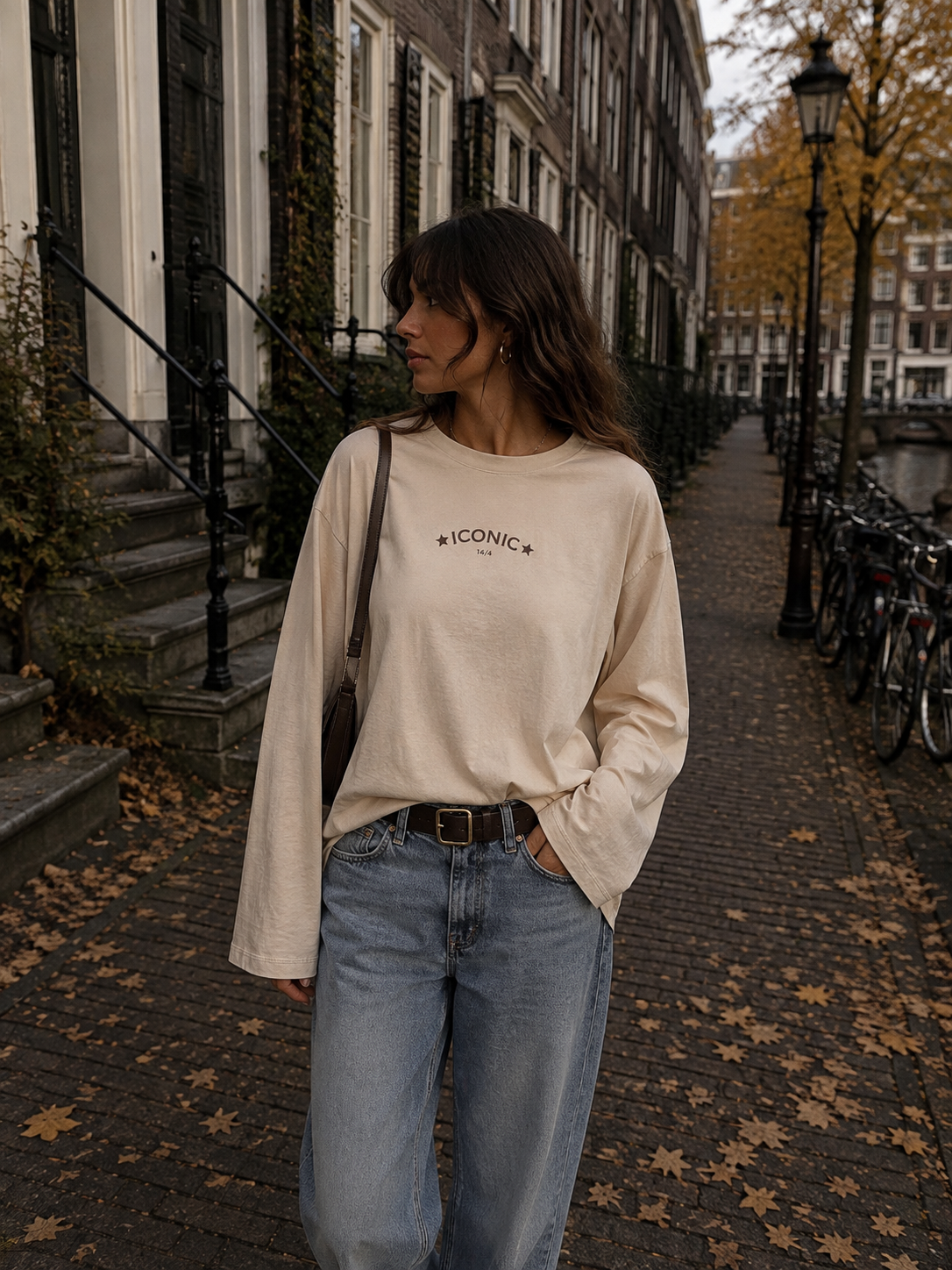 ICONIC STAR Longsleeve Shirt (Sand/Brown)