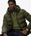 HOODED SPORTS PUFFER JACKET ARMY KHAKI