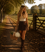 WINTERFELL Suede Skirt (Brown)