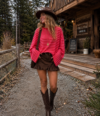 ESMEE Stripes Shirt (Pink/Red)